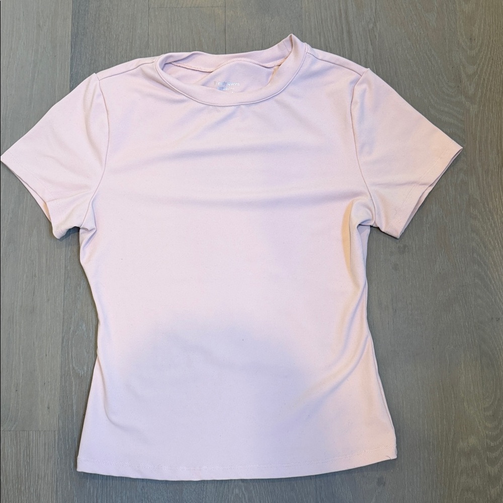 Trendy Queen Dusty Pink T shirt, Sz M, GUC - Picture 3 of 4